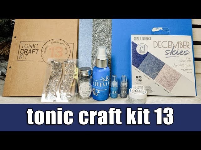 Tonic craft kit 13 | Unboxing & 3 cards