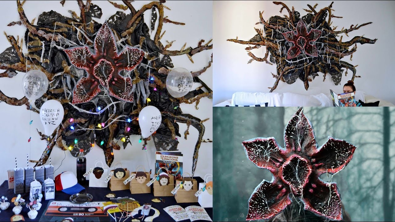 Ultimate Diy Stranger Things Party Upside Down Portal And Demogorgon
