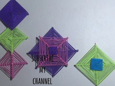 Wall hanging craft ideas using jute yarn