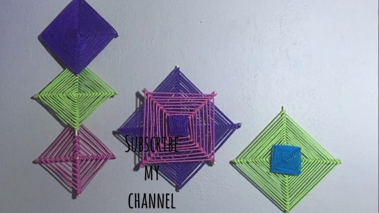 Wall hanging craft ideas using jute yarn