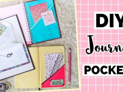 3 DIY Journal Pockets | How To Make Pockets For A Journal
