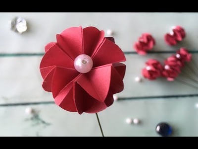 ABC TV | How To Make Origami Paper Flower With Shape Punch #2 -Craft Tutorial