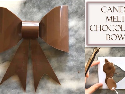 How to Make a Chocolate Bow Using Candy Melts | Shaped Style