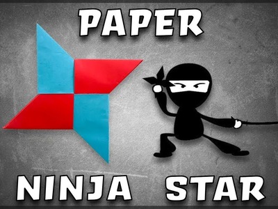 How To Make a Paper Ninja Star - (Origami ninja star)