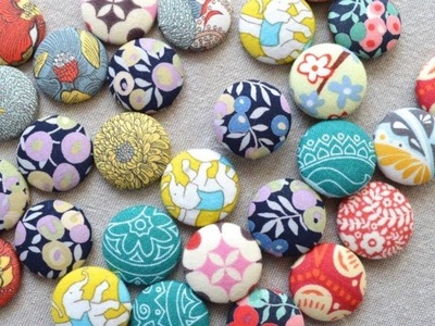 How to make fabric buttons for dresses and suits