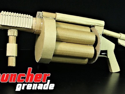 How To Make Multiple Grenade Launcher That SH00TS From Cardboard