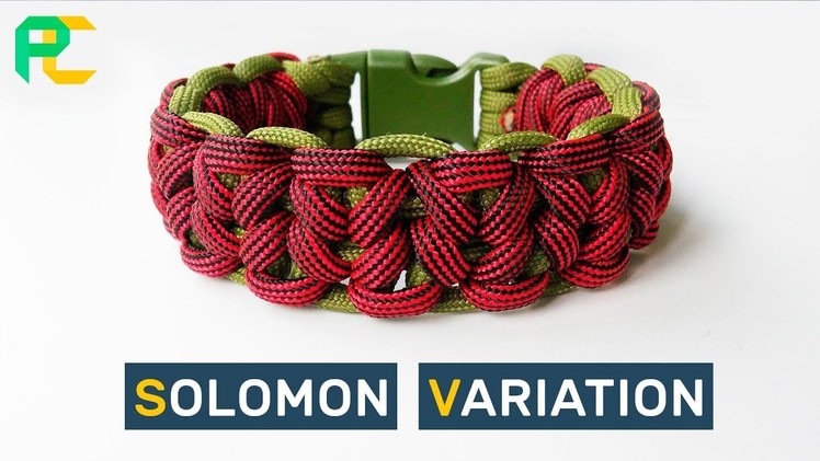 How to make Paracord Bracelet Solomon Variation