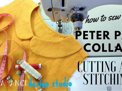 How to sew peter pan collar cutting and stitching easy