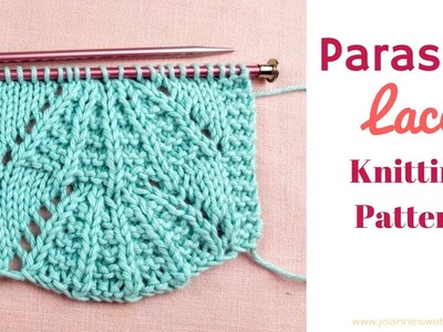 Parasols Lace Knitting pattern- Umbrella Arch Knit Pattern - Lace Knitting