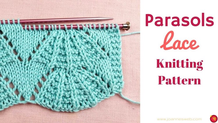 Parasols Lace Knitting pattern- Umbrella Arch Knit Pattern - Lace Knitting