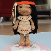 Häkelmuster Venona - Indianisches Mädchen - American Native Girl