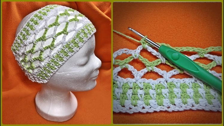 03. Headband Part 1 - How to Crochet this beautiful Headband, Hair band