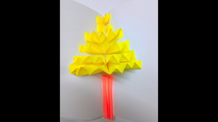 3D Origami Paper Christmas Tree Making For Christmas Tutorial | DIY Art And Craft Ideas