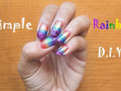 Add more RAINBOW to your everyday life | 6 easy Rainbow D.I.Y. tutorial | nail art | Nimisha Raizada