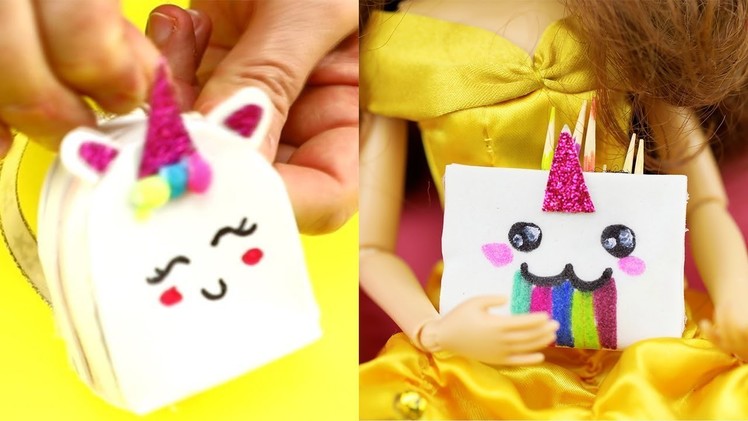 Amazing DIY Miniature School Supplies For Your Barbie