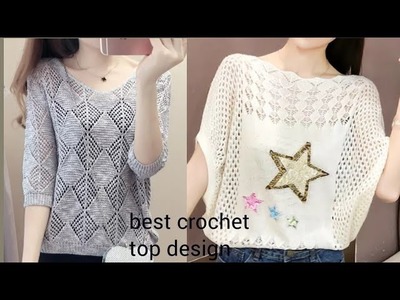 Best crochet top design for college girls