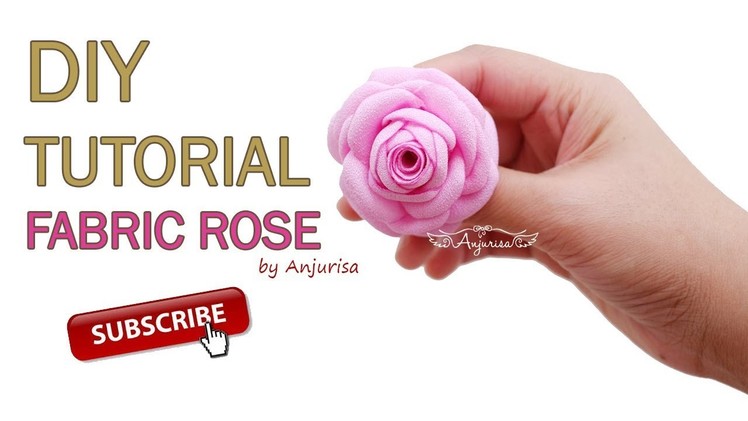 Bloomy Rose Tutorial | Fabric Flower DIY