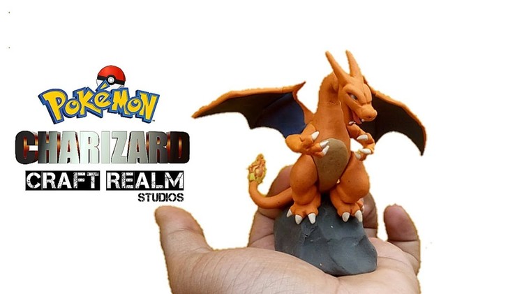 CHARIZARD DIY !! | Pokémon charizard making tutorial using polymer clay