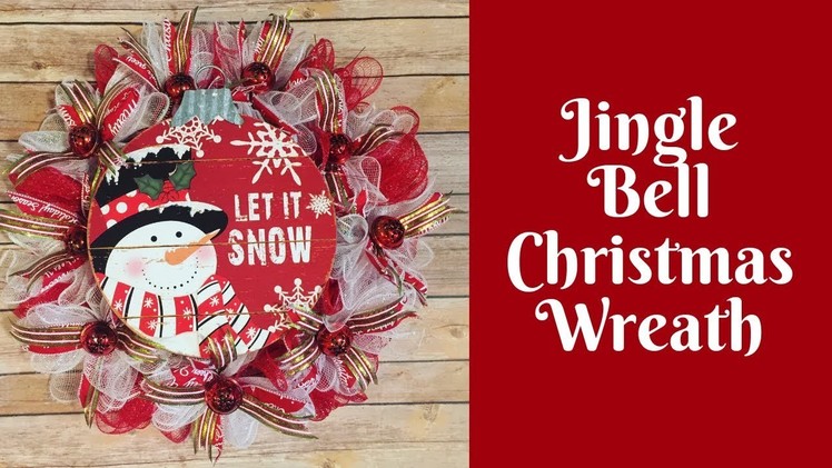 Christmas Crafts: Jingle Bell Christmas Wreath