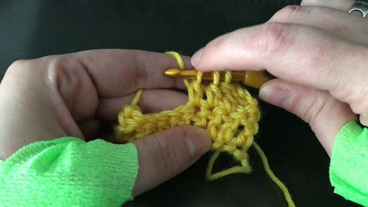 Dc3tog - double crochet 3 together