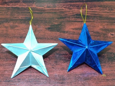 DIY# 96 Perfect Star. Xmas Ornament.Lantern.Parol Using Recycled Materials