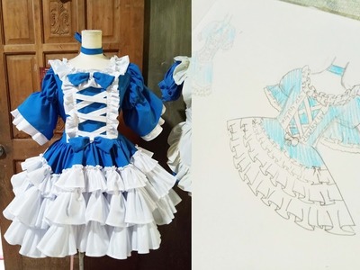 ♣ DIY Alice Theme Lolita Dress 17 ♣ Lolita Dress Tutorial