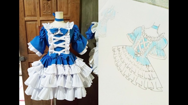 ♣ DIY Alice Theme Lolita Dress 17 ♣ Lolita Dress Tutorial