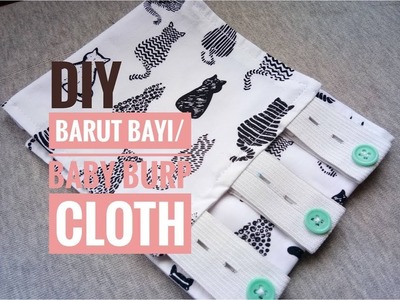 DIY BARUT BAYI.BABY BURP CLOTH (English subs)