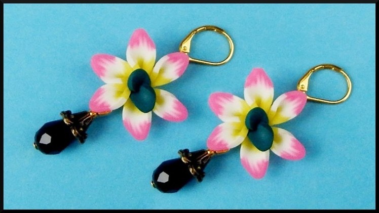 DIY | Beaded Flower Clay Summer Earrings | Jewelry | Blumen Perlen Ohrringe Schmuck