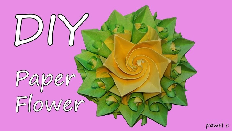 DIY  Beautiful Paper Flower.
