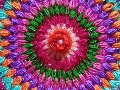 Diy Crochet Doily. 
Woolen Tablemat.
Rumal ,ताटावरचे part-2