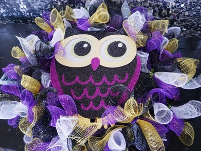 DIY: Halloween Owl Wreath || Dollar Tree Under $10