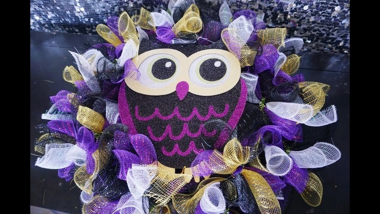 DIY: Halloween Owl Wreath || Dollar Tree Under $10