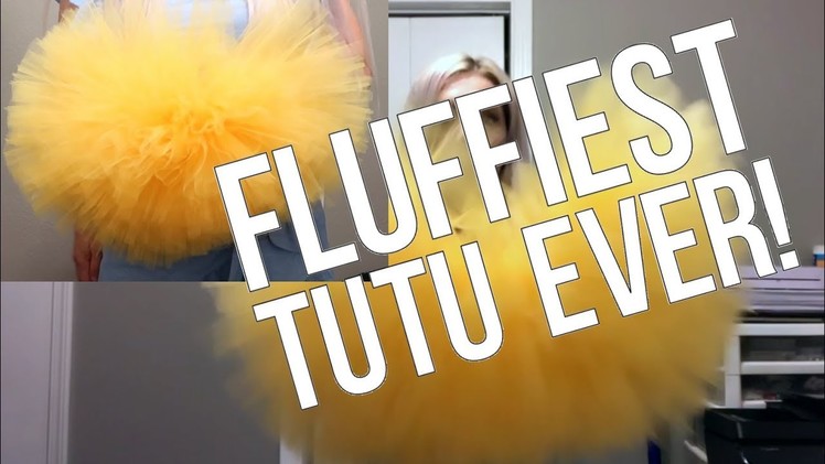 DIY How to Make A Tutu FLUFFY, EASY and FAST