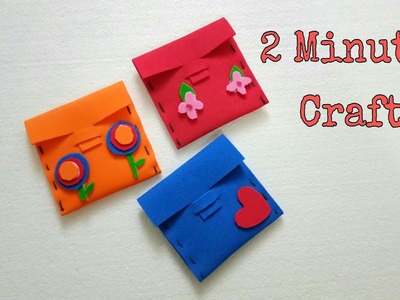 DIY : How to Make Coin Purse with in 2 Minutes