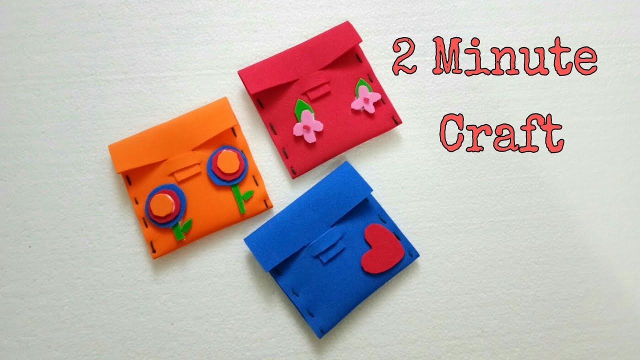 DIY : How to Make Coin Purse with in 2 Minutes