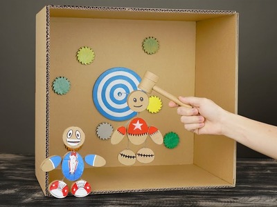 DIY How to Make Kick the Buddy Game from Cardboard