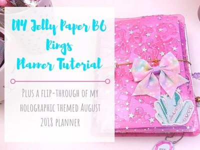 DIY Jelly Planner Tutorial and August Planner Flipthrough