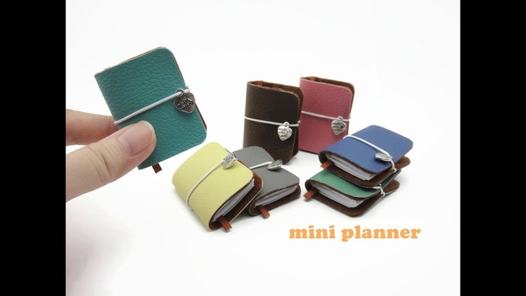 DIY Miniature Doll Mini Diary Planner Book  - Easy!