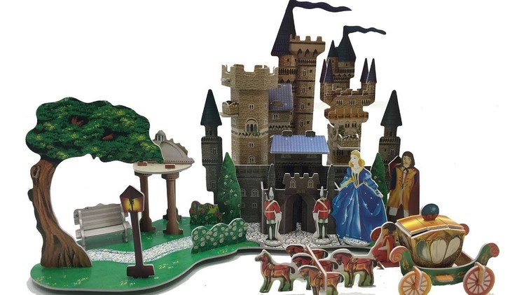 DIY My 3D Fairy Tale Puzzle Cinderella