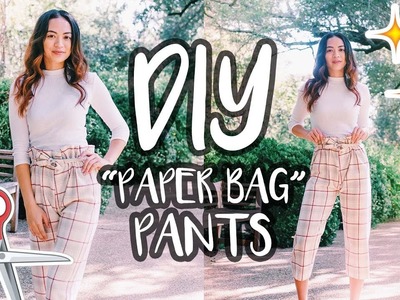 DIY PAPER BAG PANTS  |  For Beginners