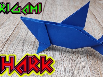 DIY Paper Shark Toy | Cómo hacer un TIBURÓN de PAPEL | How to make Origami Shark Easy Video Tutorial