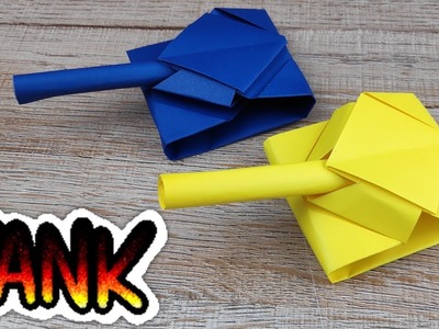 DIY Paper Tank Model | How to Making Paper Tank Toy | Kids Handmade Origami Easy Tutorials