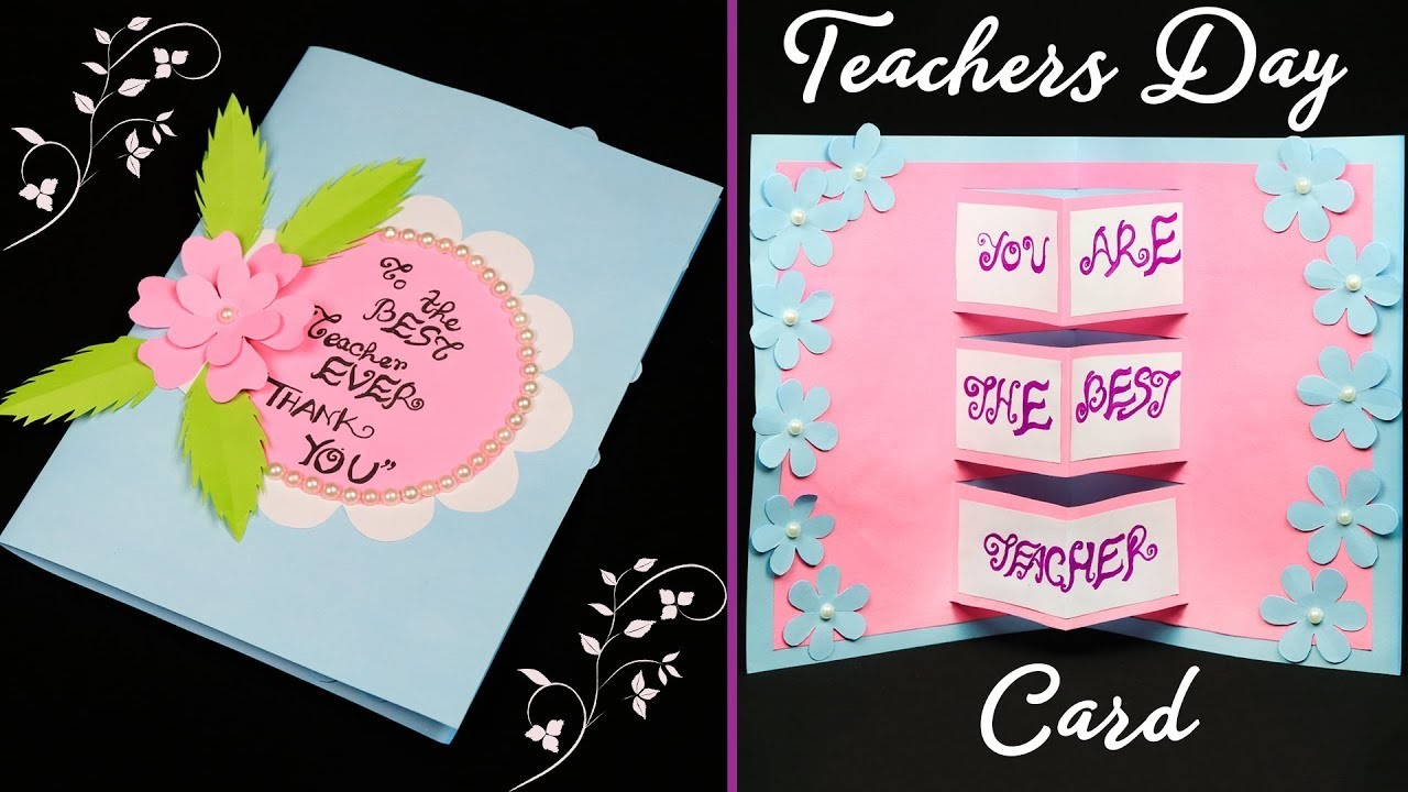 Diy Teacher S Day Card Handmade Teachers Day Card Making Idea Diy Greeting Card