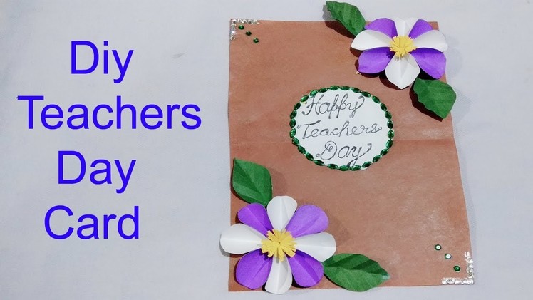DIY Teachers day special card.Handmade card.how to make greeting card.Art Gallery