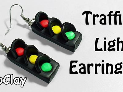 DIY Traffic Light Earrings - Polymer clay tutorial
