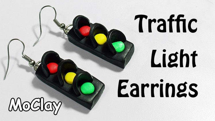 DIY Traffic Light Earrings - Polymer clay tutorial