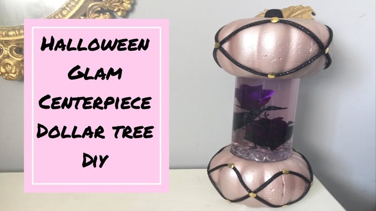 Dollar tree DIY.glam pumpkin lamp