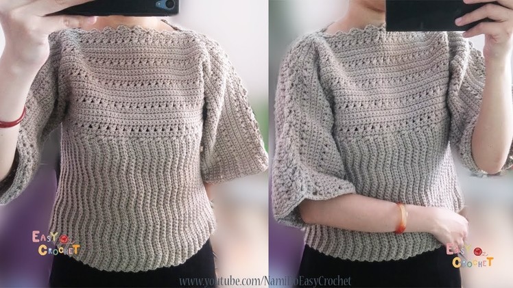 Easy Crochet: Crochet Sweater #02