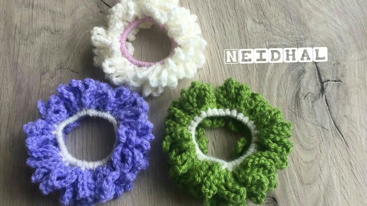 Easy Crochet Hand made Hairband | Headband  Woollen Hairband Tutorial in Tamil - DIY-Neidhal Crochet